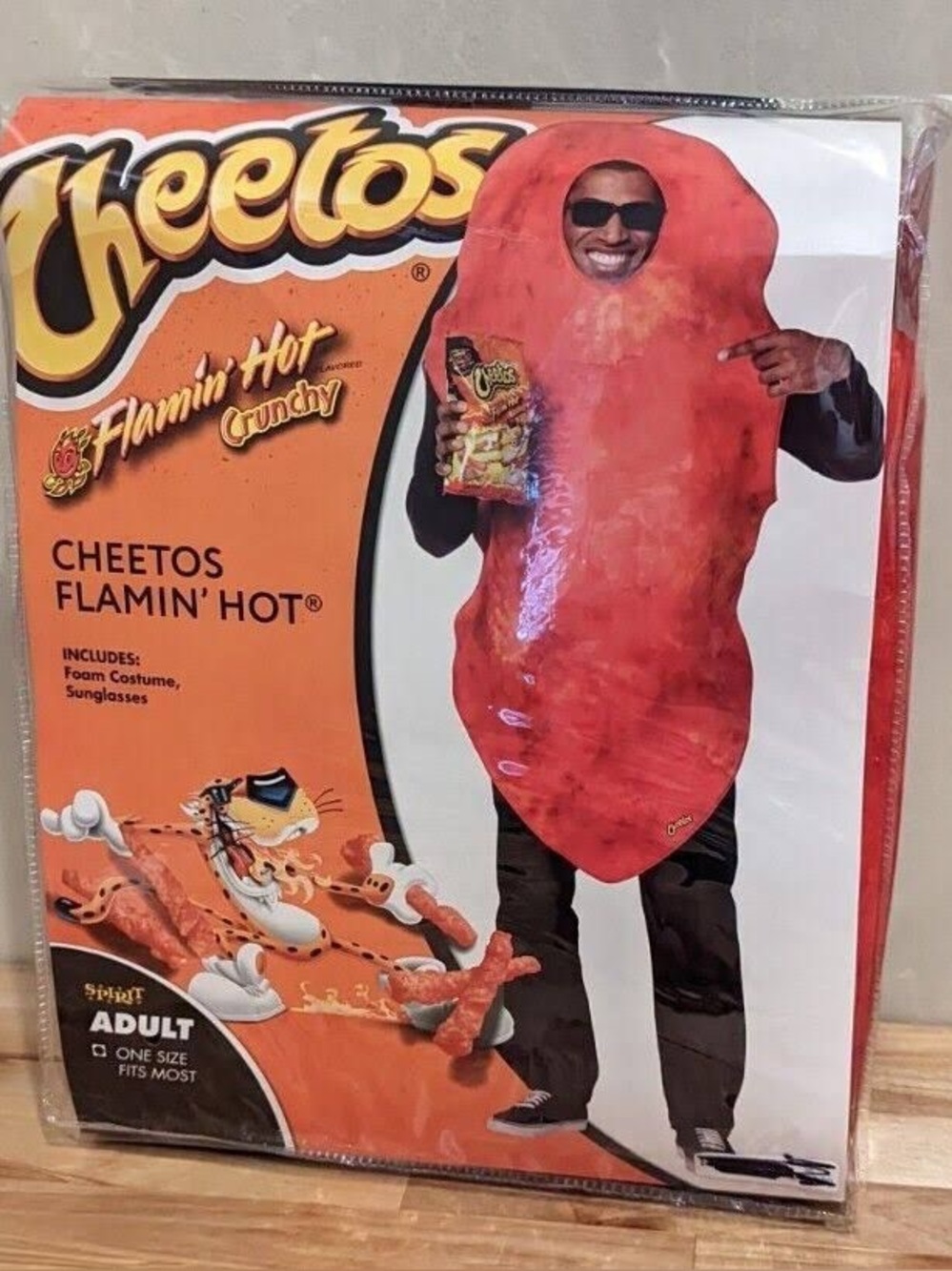 Spirit Costume Flamin Hot Cheetos Men Or Woman One Size